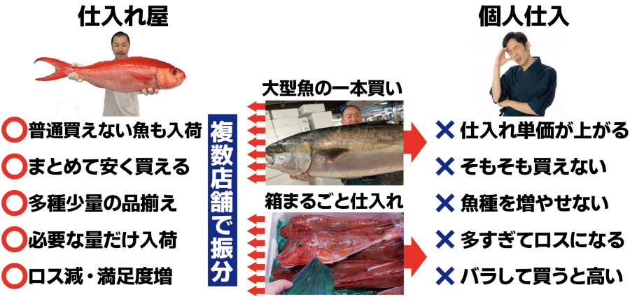 さかなの仕入れ屋 大阪で美味しい魚を安く仕入れる 個人経営 小規模店舗様の強い味方 魚介の仕入れの悩み解決します